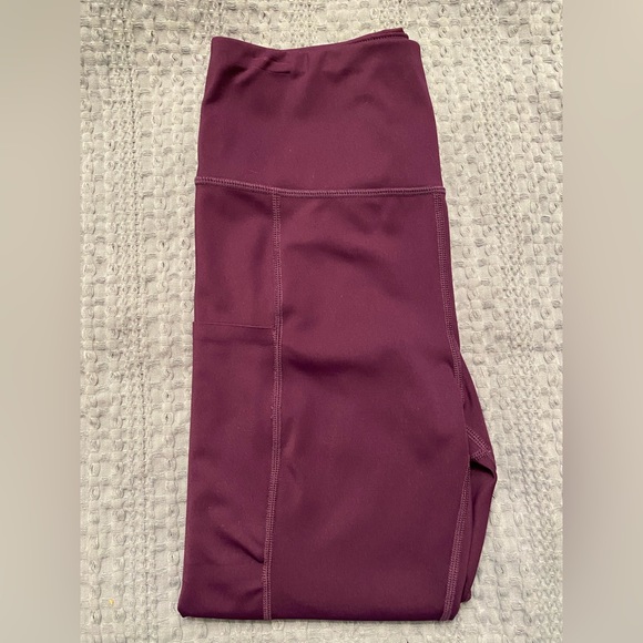 Women's‎ Size S OUGES Purple Yoga Pants - Picture 2 of 5